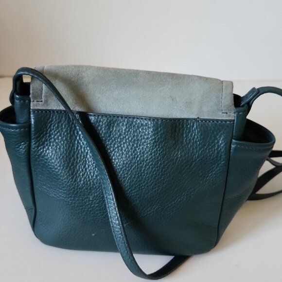 FOSSIL | Alpine Green Ava Crossbody Bag Leather Suede - Picture 8 of 10